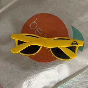 Twisted Yellow Sunglasses